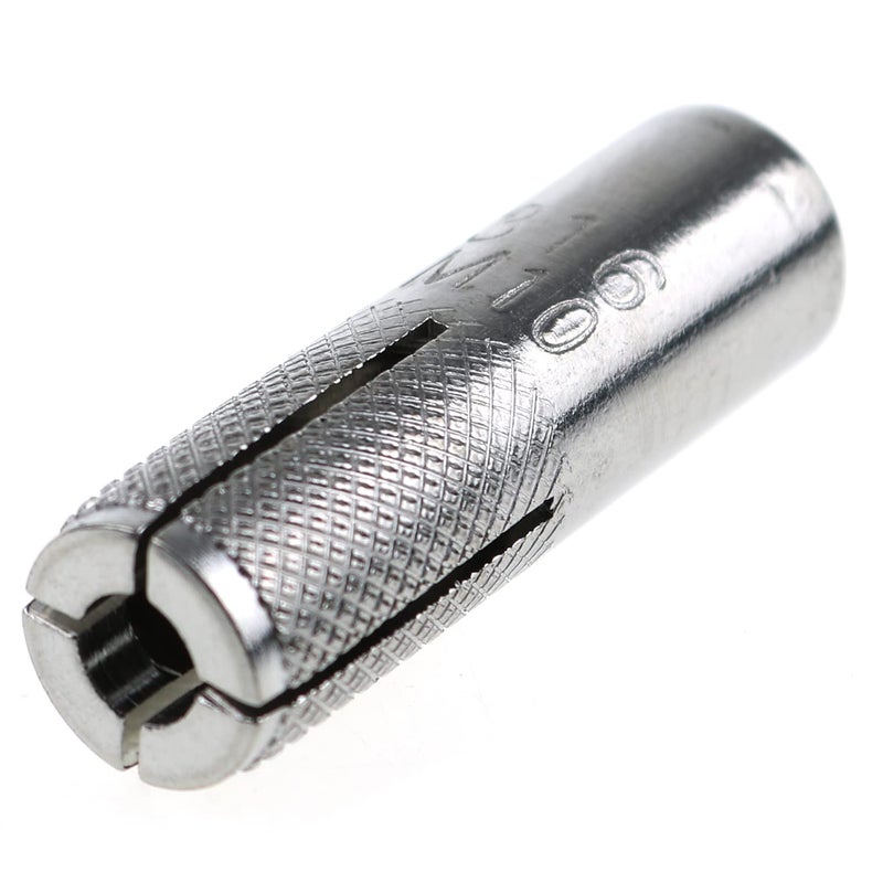 Eoutstanding Drop-in Anchor 2PCS 40x12mm 316 Stainless Steel M10 Bolts Silver Tone Knurled Drop in Anchors - Image 4